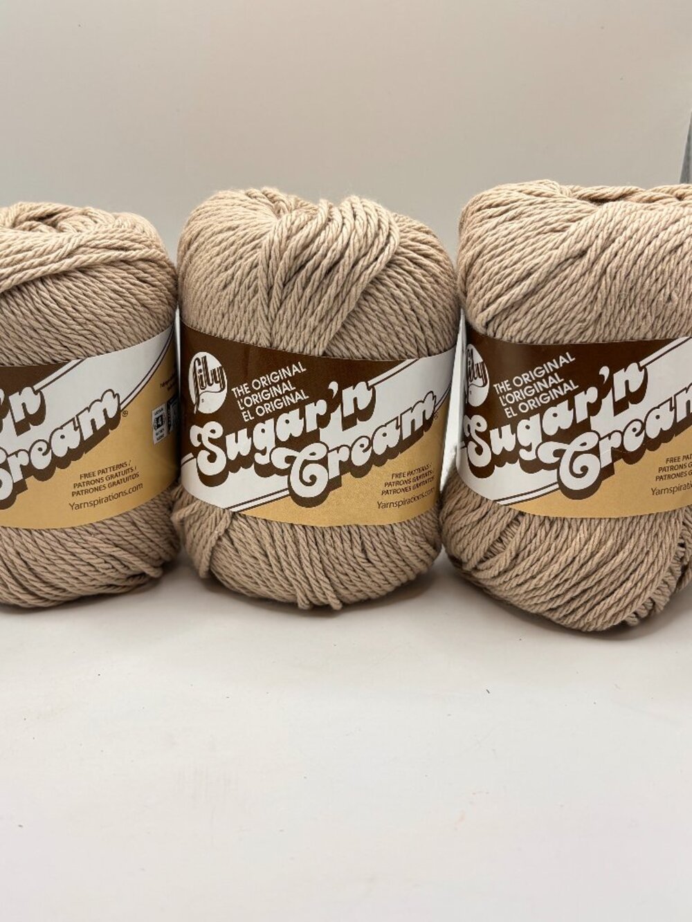 Lily Sugar n Cream Yarn Lot JUTE 100% Cotton Solid Color 4 oz Medium 4-ply 2020